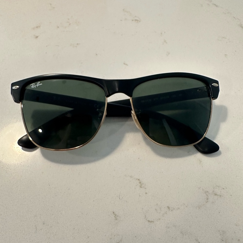 RayBan Clubmaster Oversized Sunglasses RB4175